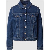 s.Oliver RED LABEL Jeansjacke mit Knopfleiste in Dunkelblau, Größe 34 von s.Oliver RED LABEL