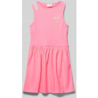 s.Oliver RED LABEL Kleid mit Motiv-Print in Neon Pink, Größe 116 von s.Oliver RED LABEL