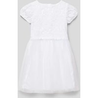 s.Oliver RED LABEL Kleid mit Spitzenbesatz in Weiss, Größe 140 von s.Oliver RED LABEL