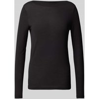 s.Oliver RED LABEL Longsleeve mit U-Boot-Ausschnitt in Black, Größe 34 von s.Oliver RED LABEL