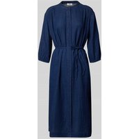 s.Oliver RED LABEL Loose Fit Freizeitkleid aus reiner Baumwolle in Jeansblau, Größe 34 von s.Oliver RED LABEL