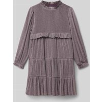 s.Oliver RED LABEL Loose Fit Mesh-Kleid mit Effektgarn und blickdichtem Unterkleid in Mauve, Größe 116 s.Oliver RED LABEL Loose Fit Mesh-Kleid mit Effektgarn und blickdichtem Unterkleid in Mauve, Größe 116 von s.Oliver RED LABEL