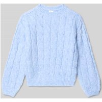 s.Oliver RED LABEL Loose Fit Strickpullover mit Zopfmuster in Bleu, Größe 158 s.Oliver RED LABEL Loose Fit Strickpullover mit Zopfmuster in Bleu, Größe 158 von s.Oliver RED LABEL