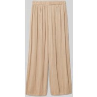 s.Oliver RED LABEL Loose Fit Weite Hose in Plissee-Optik in Camel, Größe 146 von s.Oliver RED LABEL