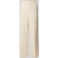 s.Oliver RED LABEL Loose Fit Weite Hose mit Viskose-Anteil in Piqué-Qualität in Beige, Größe 40 von s.Oliver RED LABEL