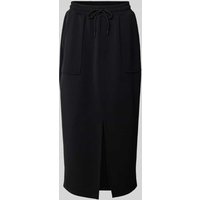 s.Oliver RED LABEL Midirock mit aufgesetzten Taschen Modell 'Peach' in Black, Größe 34 von s.Oliver RED LABEL