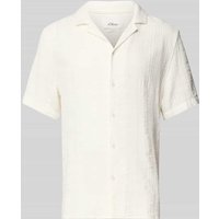 s.Oliver RED LABEL Oversize Freizeithemd aus reiner Baumwolle in Weiss, Größe XXL von s.Oliver RED LABEL
