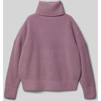 s.Oliver RED LABEL Oversized Rollkragenpullover aus weichem Ripp in Mauve, Größe 146 s.Oliver RED LABEL Oversized Rollkragenpullover aus weichem Ripp in Mauve, Größe 146 von s.Oliver RED LABEL