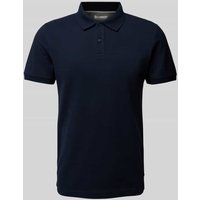 s.Oliver RED LABEL Poloshirt mit Label-Detail in Dunkelblau, Größe S von s.Oliver RED LABEL