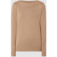 s.Oliver RED LABEL Pullover aus Viskose-Baumwoll-Mix in Sand Melange, Größe 36 von s.Oliver RED LABEL