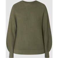 s.Oliver RED LABEL Pullover aus Viskosemischung in Khaki, Größe 34 von s.Oliver RED LABEL