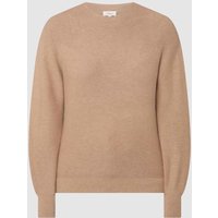 s.Oliver RED LABEL Pullover aus Viskosemischung in Sand Melange, Größe 38 von s.Oliver RED LABEL