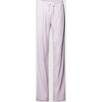 s.Oliver RED LABEL Pyjama-Hose aus Baumwoll-Viskose-Mix mit Streifenmuster in Bordeaux, Größe 40-42 von s.Oliver RED LABEL