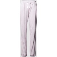 s.Oliver RED LABEL Pyjama-Hose mit Streifenmuster Modell 'Everyday' in Bordeaux, Größe 44-46 von s.Oliver RED LABEL