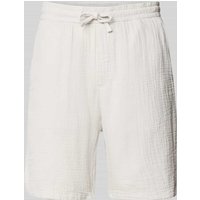 s.Oliver RED LABEL Regular Fit Bermudas in Crinkle-Optik in Offwhite, Größe XXL von s.Oliver RED LABEL