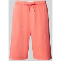 s.Oliver RED LABEL Regular Fit Bermudas in Melange-Optik in Koralle, Größe XXL von s.Oliver RED LABEL