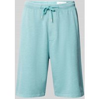 s.Oliver RED LABEL Regular Fit Bermudas in Melange-Optik in Petrol, Größe 3XL von s.Oliver RED LABEL