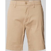 s.Oliver RED LABEL Regular Fit Bermudas mit Leistentasche in Beige, Größe 36 von s.Oliver RED LABEL