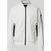 s.Oliver RED LABEL Regular Fit Blouson mit Stehkragen in Hellgrau, Größe XXL von s.Oliver RED LABEL