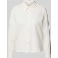 s.Oliver RED LABEL Regular Fit Bluse mit Umlegekragen in Offwhite, Größe 34 von s.Oliver RED LABEL