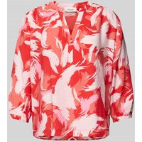 s.Oliver RED LABEL Regular Fit Blusentop aus Viskose-Mix in Rot, Größe 38 von s.Oliver RED LABEL