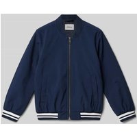 s.Oliver RED LABEL Regular Fit Bomberjacke mit Kontraststreifen in Marine, Größe 110 s.Oliver RED LABEL Regular Fit Bomberjacke mit Kontraststreifen in Marine, Größe 110 von s.Oliver RED LABEL