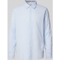s.Oliver RED LABEL Regular Fit Freizeithemd aus reiner Baumwolle in Blau, Größe M von s.Oliver RED LABEL