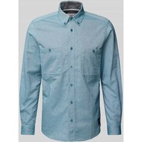 s.Oliver RED LABEL Regular Fit Freizeithemd aus reiner Baumwolle in Petrol, Größe XXL von s.Oliver RED LABEL