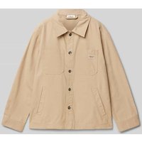 s.Oliver RED LABEL Regular Fit Hemdjacke aus reiner Baumwolle in Camel, Größe 146 s.Oliver RED LABEL Regular Fit Hemdjacke aus reiner Baumwolle in Camel, Größe 146 von s.Oliver RED LABEL