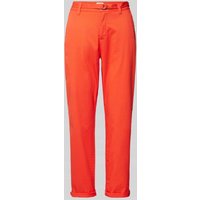 s.Oliver RED LABEL Regular Fit Hose mit französischen Eingrifftaschen in Koralle, Größe 42 von s.Oliver RED LABEL