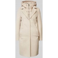 s.Oliver RED LABEL Regular Fit Mantel im Materialmix mit herausnehmbarem Einsatz in Beige, Größe 48 von s.Oliver RED LABEL