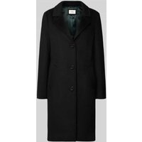 s.Oliver RED LABEL Regular Fit Mantel mit Woll-Anteil in Black, Größe 38 von s.Oliver RED LABEL