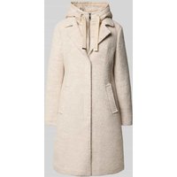s.Oliver RED LABEL Regular Fit Mantel mit Woll-Anteil in Offwhite, Größe 32 von s.Oliver RED LABEL