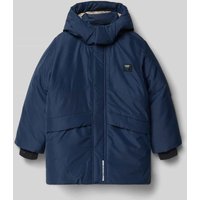 s.Oliver RED LABEL Regular Fit Parka mit Label Patch in Marine, Größe 104 von s.Oliver RED LABEL