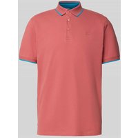 s.Oliver RED LABEL Regular Fit Poloshirt aus Baumwoll-Mix in Altrosa, Größe S von s.Oliver RED LABEL