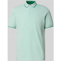 s.Oliver RED LABEL Regular Fit Poloshirt aus Baumwoll-Mix in Mint, Größe M von s.Oliver RED LABEL