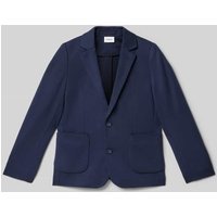 s.Oliver RED LABEL Regular Fit Sakko mit Reverskragen in Marine, Größe 146 von s.Oliver RED LABEL