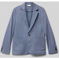 s.Oliver RED LABEL Regular Fit Sakko mit Viskose in Rauchblau, Größe 170 von s.Oliver RED LABEL