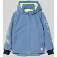 s.Oliver RED LABEL Regular Fit Softshell-Jacke mit Jersey-Futter und Kontrastdetails in Rauchblau, Größe 110 s.Oliver RED LABEL Regular Fit Softshell-Jacke mit Jersey-Futter und Kontrastdetails in Rauchblau, Größe 110 von s.Oliver RED LABEL