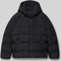 s.Oliver RED LABEL Regular Fit Steppjacke mit Kapuze in Black, Größe 170 von s.Oliver RED LABEL
