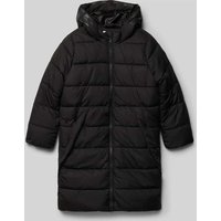 s.Oliver RED LABEL Regular Fit Steppmantel mit Kapuze in Black, Größe 146 von s.Oliver RED LABEL