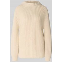 s.Oliver RED LABEL Regular Fit Strickpullover aus Baumwoll-Mix in Beige, Größe 46 von s.Oliver RED LABEL