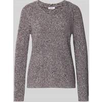 s.Oliver RED LABEL Regular Fit Strickpullover aus Baumwoll-Mix in Bordeaux, Größe 40 von s.Oliver RED LABEL