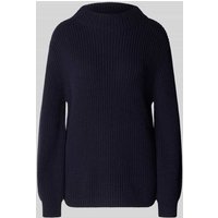 s.Oliver RED LABEL Regular Fit Strickpullover aus Baumwoll-Mix in Marine, Größe 40 von s.Oliver RED LABEL