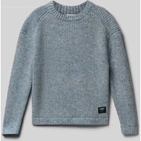 s.Oliver RED LABEL Regular Fit Strickpullover aus Baumwoll-Mix in Rauchblau Melange, Größe 104 s.Oliver RED LABEL Regular Fit Strickpullover aus Baumwoll-Mix in Rauchblau Melange, Größe 104 von s.Oliver RED LABEL