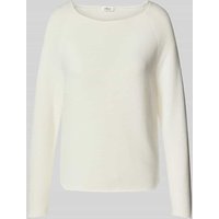 s.Oliver RED LABEL Regular Fit Strickpullover aus Baumwoll-Mix mit Raglanärmeln in Weiss, Größe 44 s.Oliver RED LABEL Regular Fit Strickpullover aus Baumwoll-Mix mit Raglanärmeln in Weiss, Größe 44 von s.Oliver RED LABEL