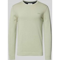 s.Oliver RED LABEL Regular Fit Strickpullover aus reiner Baumwolle in Mint, Größe M von s.Oliver RED LABEL