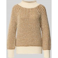 s.Oliver RED LABEL Regular Fit Strickpullover mit Baumwoll-Anteil in Beige, Größe 46 von s.Oliver RED LABEL