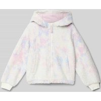 s.Oliver RED LABEL Regular Fit Sweatjacke aus Teddyplüsch mit Rippbündchen in Rosa, Größe 116 s.Oliver RED LABEL Regular Fit Sweatjacke aus Teddyplüsch mit Rippbündchen in Rosa, Größe 116 von s.Oliver RED LABEL