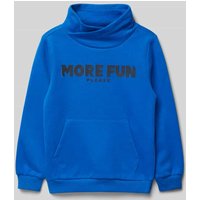 s.Oliver RED LABEL Regular Fit Sweatshirt aus weichem Baumwoll-Mix in Royal, Größe 92 von s.Oliver RED LABEL